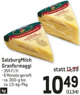 Metro SalzburgMilch Granformaggi Angebot