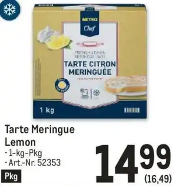 Metro Tarte Meringue Lemon 1kg Angebot