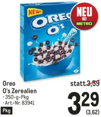 Metro Oreo O's Zerealien 350g Angebot