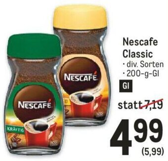 Metro Nescafe Classic 200g Angebot