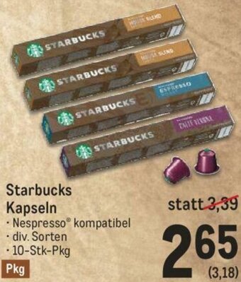 Metro Starbucks Kapseln Angebot