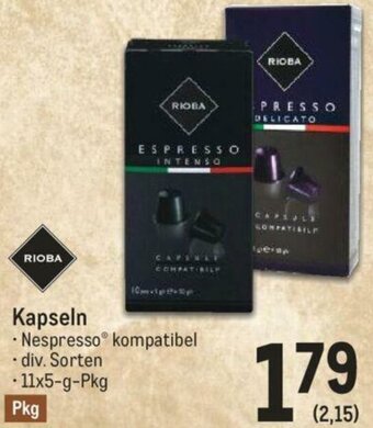 Metro Kapseln Angebot