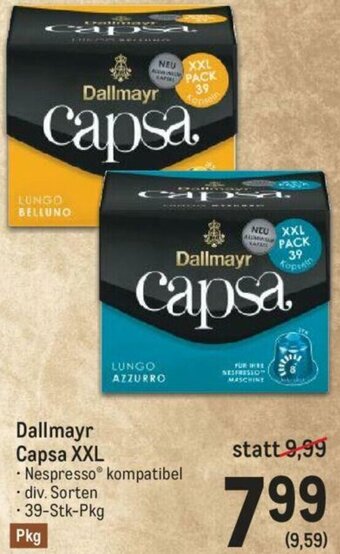 Metro Dallmayr Capsa XXL Angebot