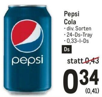Metro Pepsi Cola Angebot