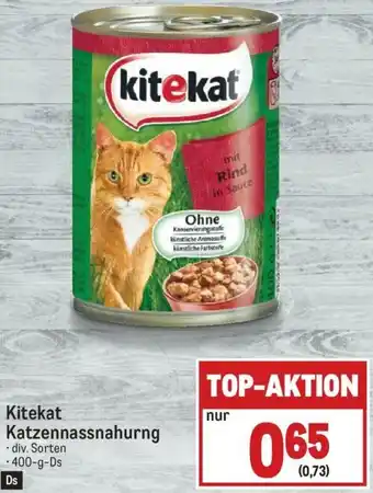 Metro Kitekat Katzennassnahurng 400g Angebot