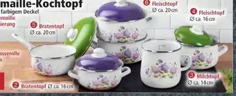 Norma Retro-Emaille-Kochtopf Hortensie Angebot