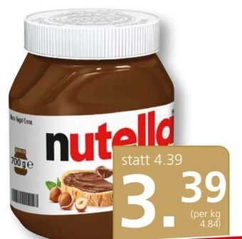 SPAR Gourmet Nutella Angebot