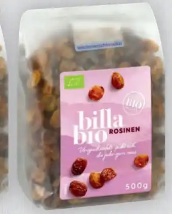 Billa Bio Rosinen Angebot