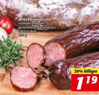 Nah&Frisch Wiesbauer Dürre 100g Angebot