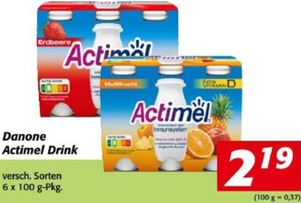 Nah&Frisch Danone Actimel Drink 6x100g Angebot