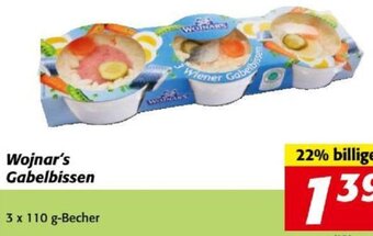 Nah&Frisch Wojnar's Gabelbissen 3x110g Angebot
