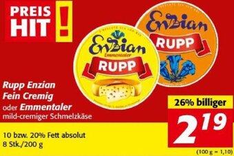 Nah&Frisch Rupp Enzian Fein Cremig Oder Emmentaler Angebot