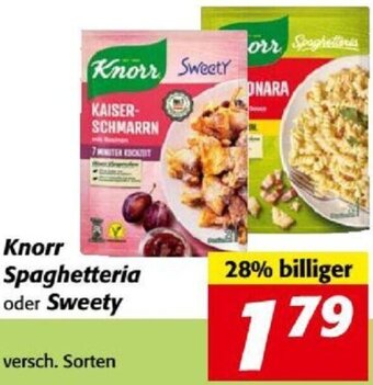 Nah&Frisch Knorr Spaghetteria Oder Sweety Angebot