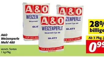Nah&Frisch A&O Weinzenperle Mehl 480 Angebot
