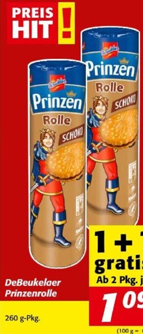 Nah&Frisch DeBeukelaer Prinzenrolle 260g Angebot