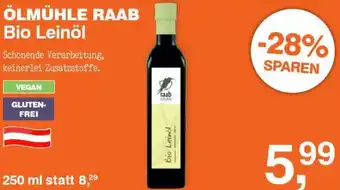 Prokopp Ölmühle Raab Bio Leinöl 250ml Angebot