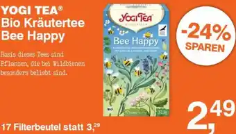 Prokopp Yogi Tea Bio Kräutertee Bee Happy Angebot