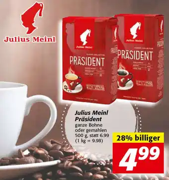 Nah&Frisch Julius Meinl Präsident Angebot