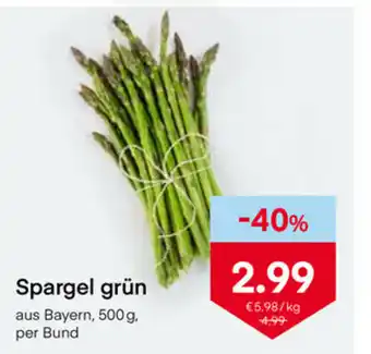 MPreis Spargel Grün 500 g Angebot