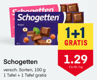 MPreis Schogetten 100 g Angebot