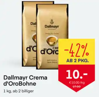 MPreis Dallmayr Crema D'Orobohne Angebot