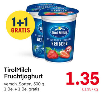 MPreis TirolMilch Fruchtjoghurt 500 g Angebot