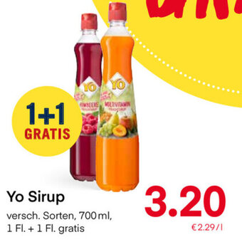MPreis Yo Sirup 700 ml Angebot