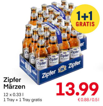 MPreis Zipfer Märzen 12x0.33 l Angebot