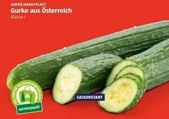 Hofer Gurken Angebot