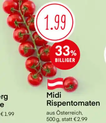 MPreis Midi Rispentomaten 500 g Angebot