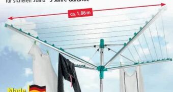 Norma Wäscheschirm Linomatic 400 Easy Angebot