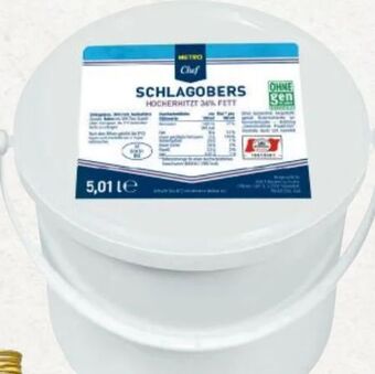 Metro Schlagobers Angebot
