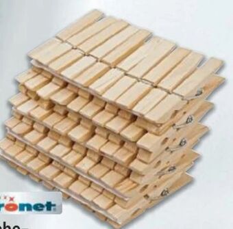 Metro Wäscheklammern Holz Angebot