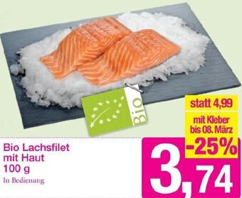 Sutterlüty Bio Lachsfilet Mit Haut 100g Angebot