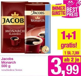 Sutterlüty Jacobs Monarch 500g Angebot