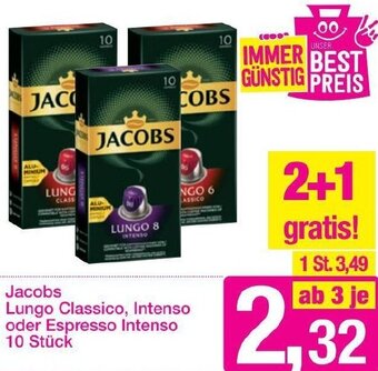 Sutterlüty Jacobs Lungo Classico, Intenso Oder Espresso Intenso Angebot