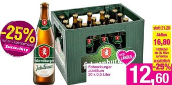 Sutterlüty Fohrenburger Jubiläum 20x0,5 Liter Angebot