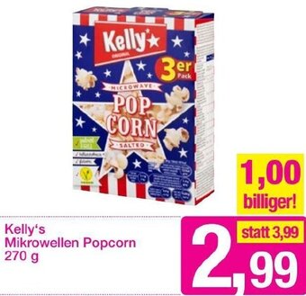 Sutterlüty Kelly's Mikrowellen Popcorn 270g Angebot
