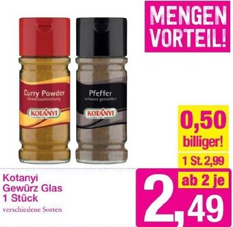 Sutterlüty Kotanyi Gewürz Glas Angebot