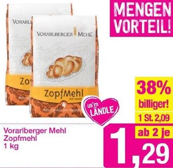Sutterlüty Vorarlberger Mehl Zopfmehl 1 Kg Angebot