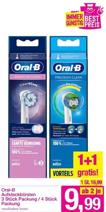 Sutterlüty Oral-B Aufsteckbürsten Angebot