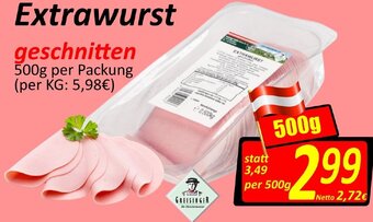 Wurstico Extrawurst 500g Angebot