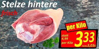 Wurstico Stelze Hintere Angebot