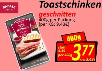 Wurstico Toastschinken 400g Angebot