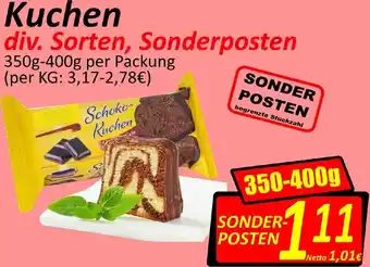 Wurstico Kuchen 350-400g Angebot