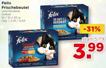 Unimarkt Felix Frischebeutel Angebot