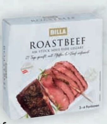 Billa Roastbeef Angebot