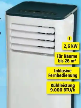 Bauhaus Mobiles Klimagerät 9000 BTU Angebot