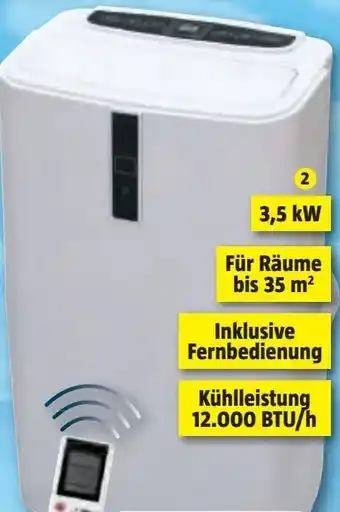 Bauhaus Mobiles Klimagerät 12000 BTU Angebot