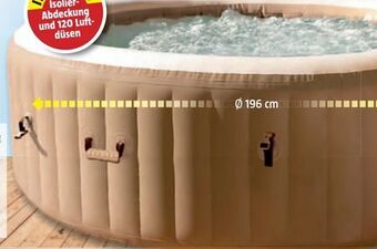 Bauhaus Whirlpool Pure Spa 77 Bubble Massage Angebot